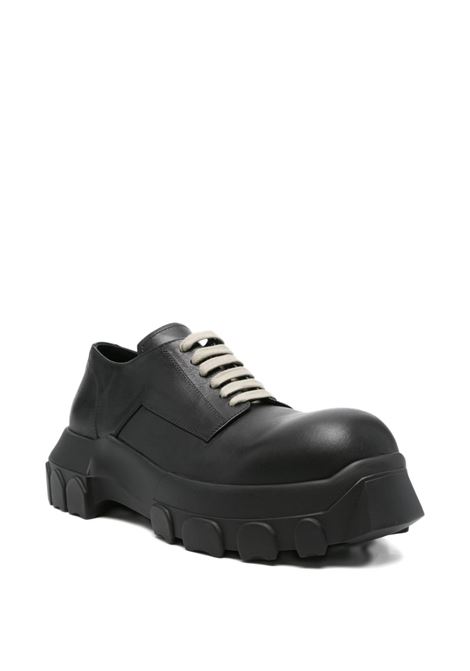 Black Bozo Tractor lace-up derby shoes Rick owens - men RICK OWENS | RU02E1884LOO99